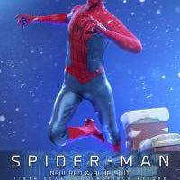 Hot Toys Spider-Man (New Red and Blue Suit) Deluxe Version Sixth Scale