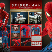 Hot Toys Spider-Man (New Red and Blue Suit) Deluxe Version Sixth Scale