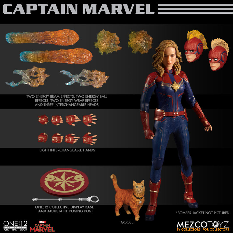 Buy Mezco Captain Marvel Figure 16cm One:12 Collectible Toyz Online at Low  Prices in India - Amazon.in