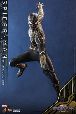 Hot Toys Spider-Man Black & Gold Suit Sixth Scale Figure